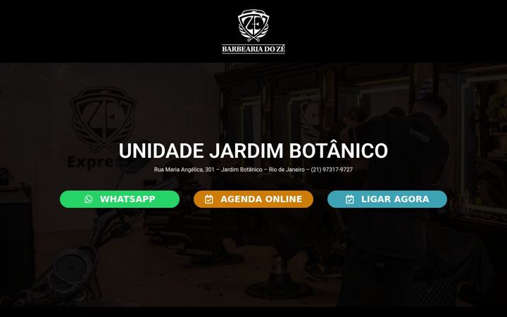 Screenshot of barbeariadozejb.com.br