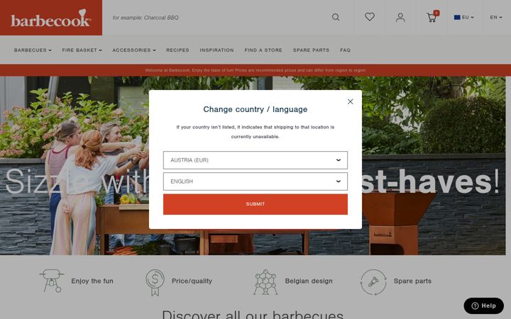 Screenshot of barbecook.com