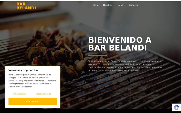 Screenshot of barbelandi.es