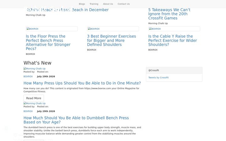 Screenshot of barbellcentral.com