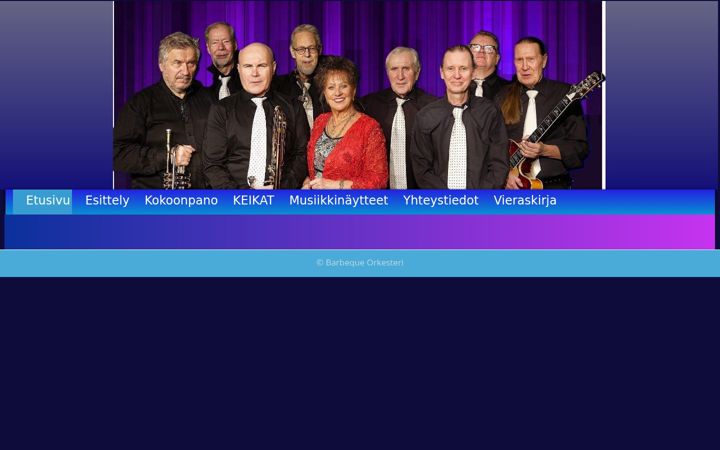 Screenshot of barbequeorkesteri.fi