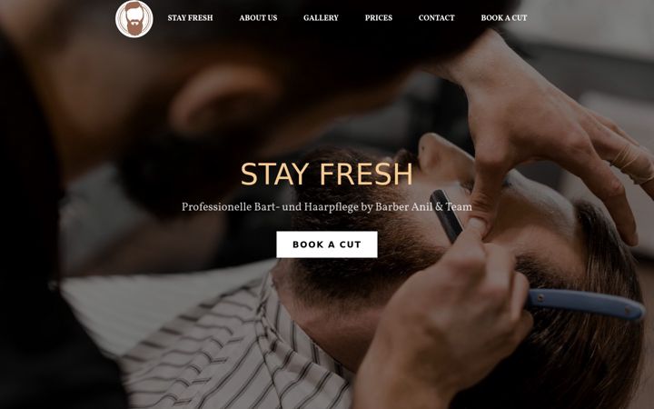Screenshot of barber-anil.de