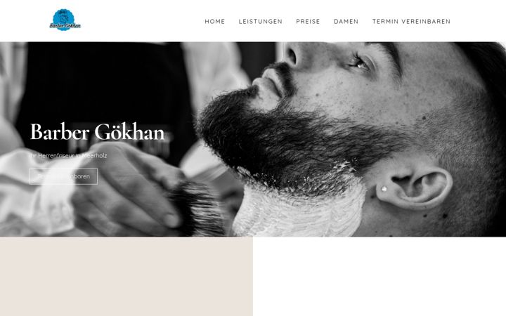Screenshot of barber-gokhan.de