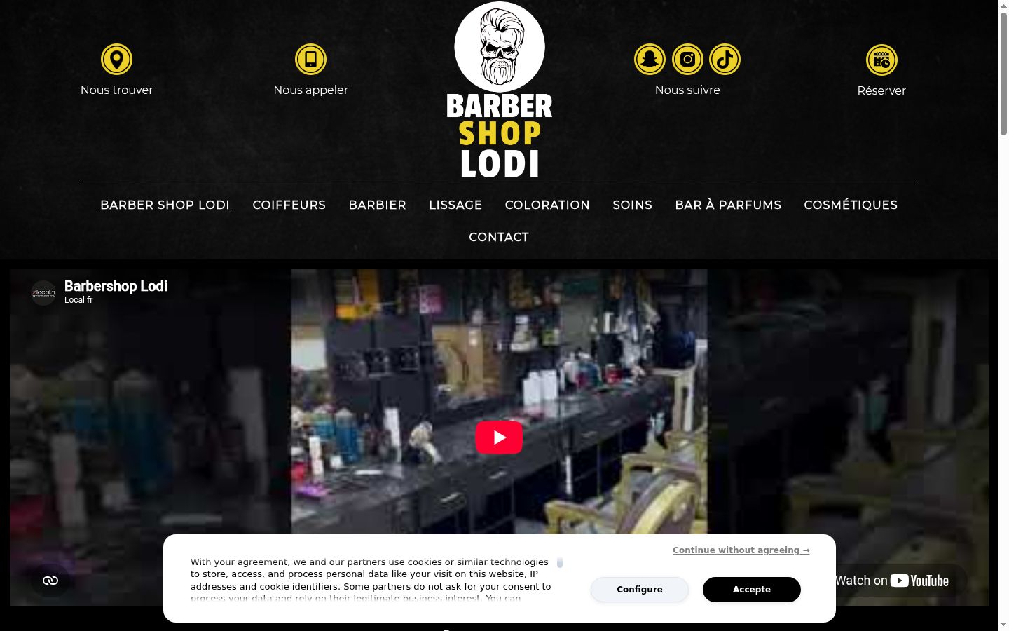 Screenshot tal-banner tal-kunsens muri qabel kwalunkwe interazzjoni