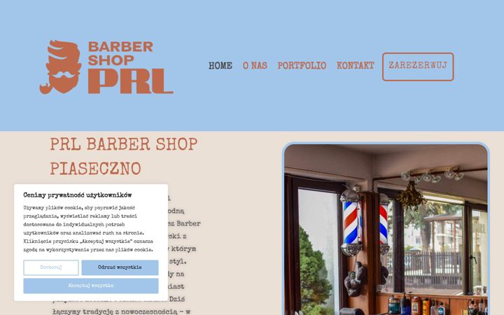 Screenshot von barber-shop-prl.pl