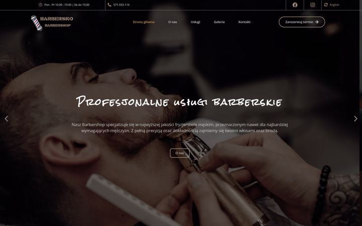 Screenshot von barber-skarzysko.pl