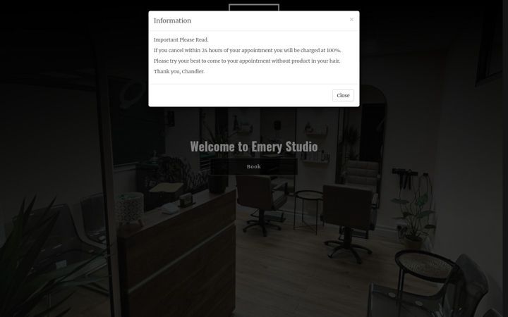 Screenshot of barberbaker.co.uk