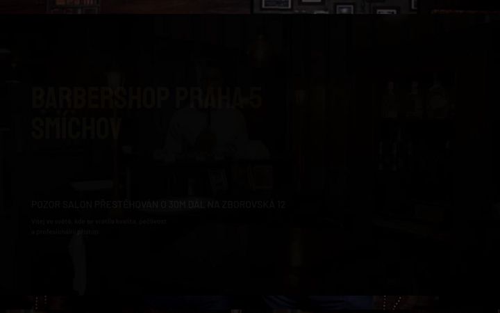 Screenshot of barberdeluxe.cz