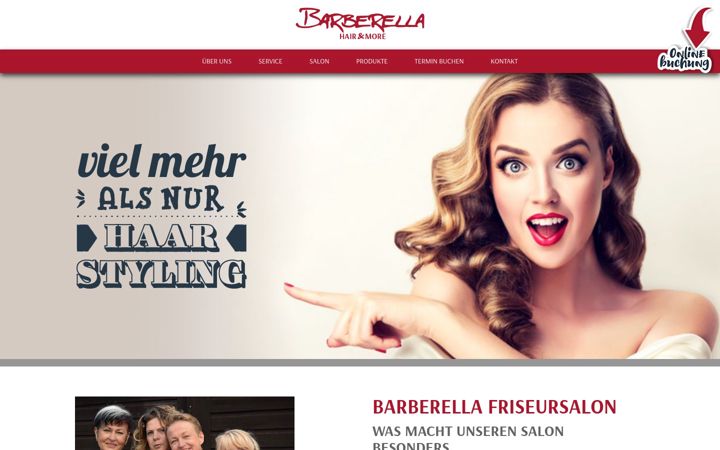 Screenshot of barberella.de