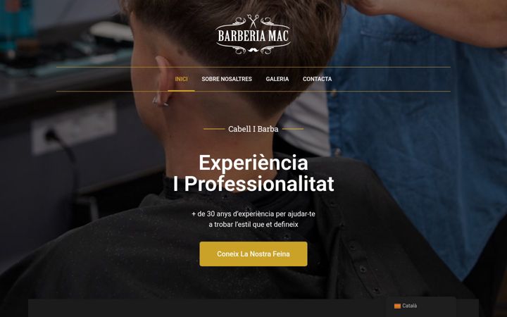 Screenshot of barberiamac.com