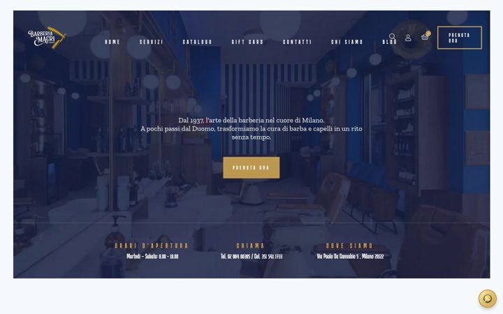 Screenshot of barberiamacri.it