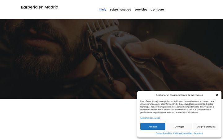 Screenshot of barberiamadrid.es