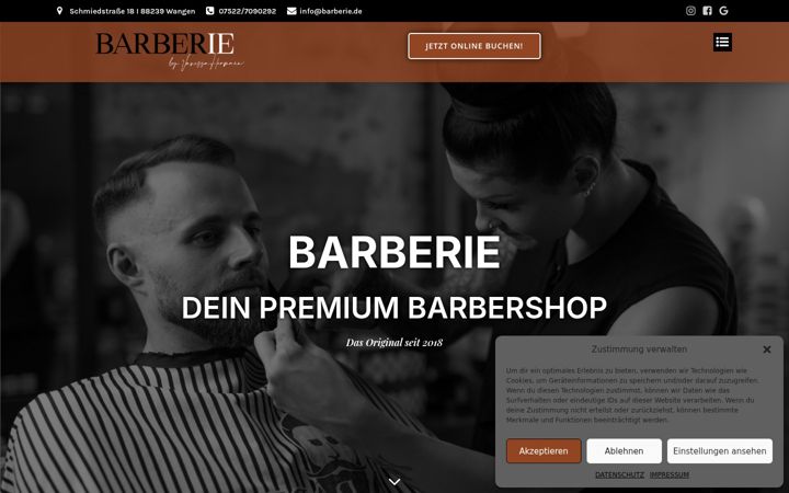 Screenshot of barberie.de