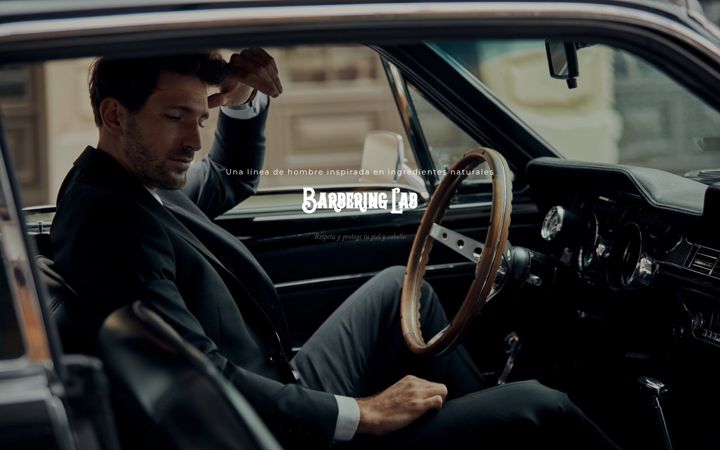 Captura de pantalla de barberinglab.eu