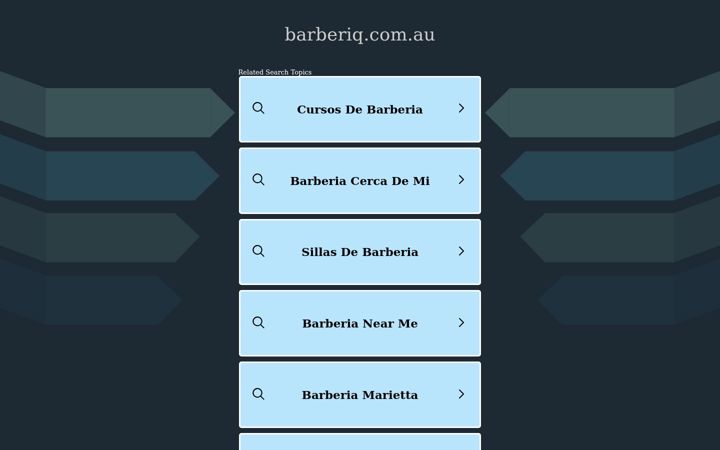 Screenshot of barberiq.com.au