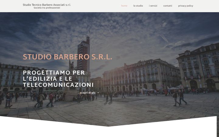 Screenshot of barberoassociati.com