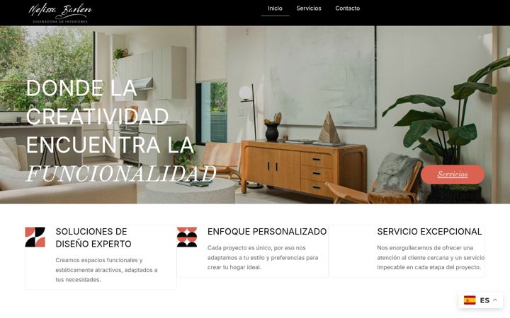 Screenshot of barberodisenadora.es