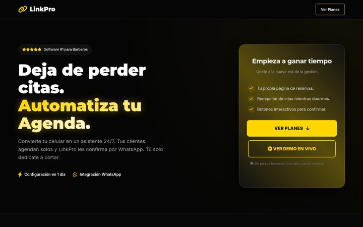 Screenshot of barberosmx.com