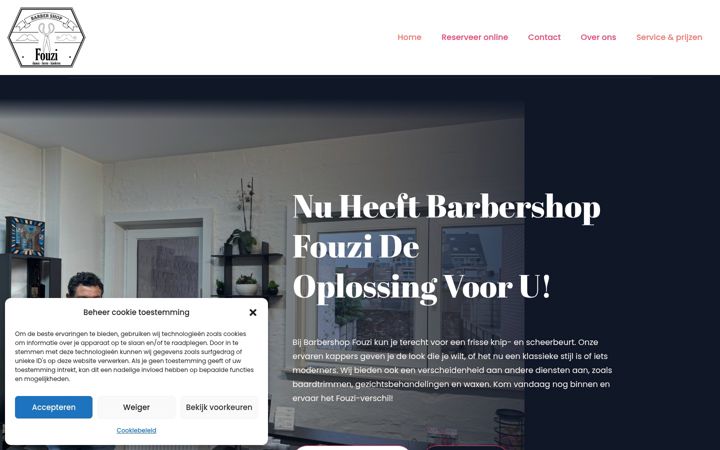 Screenshot di barbershopfouzi.be