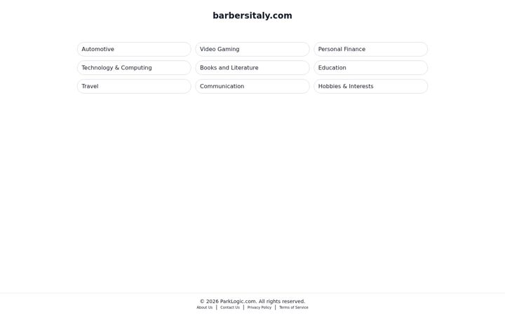Screenshot of barbersitaly.com