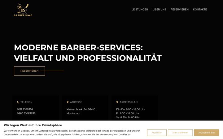 Screenshot of barbersiwo.de