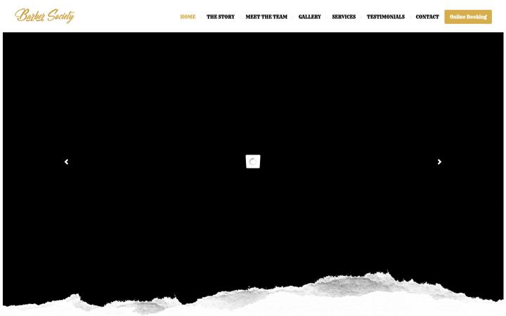 Screenshot of barbersociety.ro