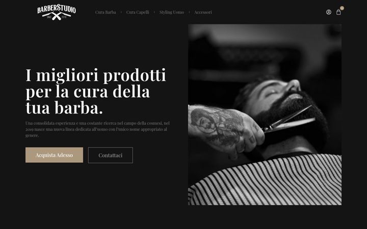 Screenshot of barberstudio.it