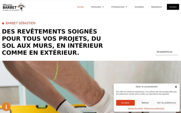 Screenshot of barbetsebastien.fr