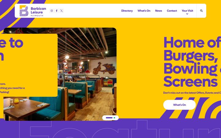 Screenshot of barbican-leisure.co.uk