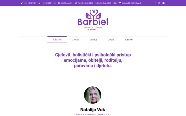 Screenshot of barbiel.hr