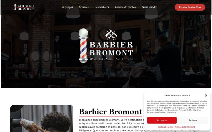 Screenshot of barbierbromont.com