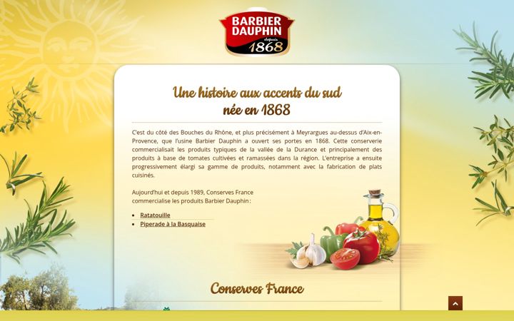 Screenshot of barbierdauphin.fr