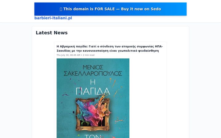 Screenshot of barbieri-italiani.pl
