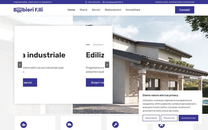 Screenshot of barbieriflli.it