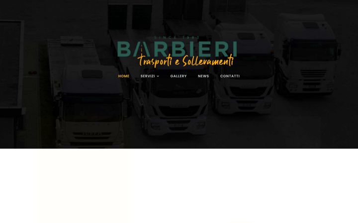 Screenshot of barbieritrasporti.it
