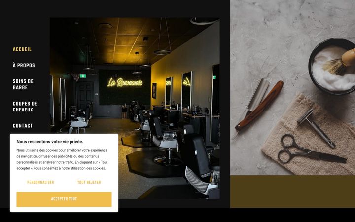 Screenshot of barbierlarenommee.ca