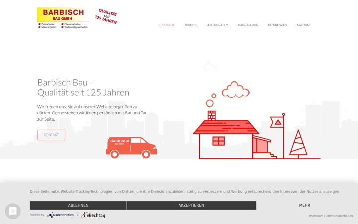 Ekrānuzņēmums no barbisch-bau.de
