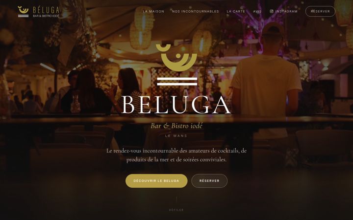Skjermbilde av barbistro-beluga.fr