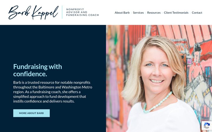 Screenshot of barbkappel.com