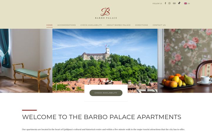 Screenshot of barbopalace.si