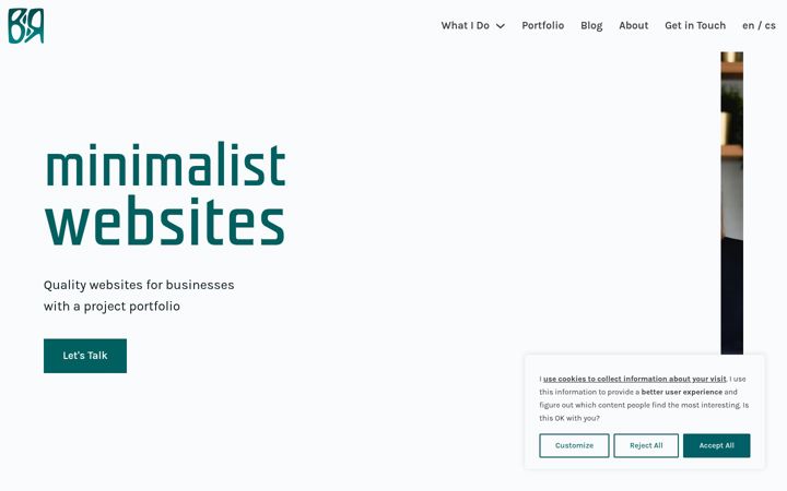 Screenshot of barboraruzickova.com