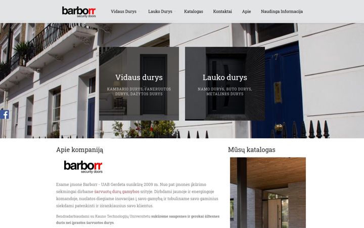 Skjermbilde av barborr.lt