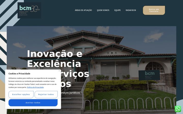 Screenshot di barbosacastro.com.br