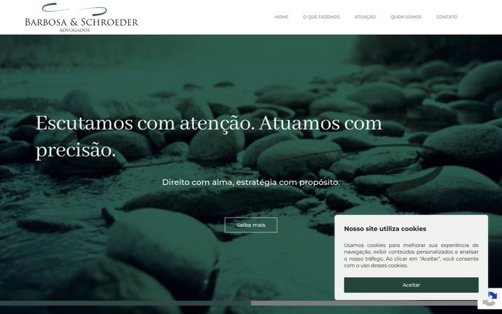 Screenshot di barbosaeschroeder.com.br