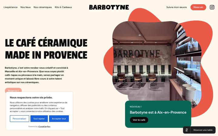Screenshot of barbotyne.fr