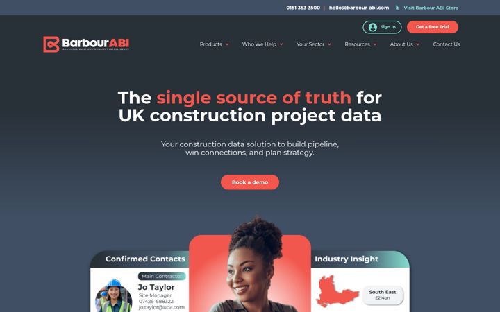 Screenshot of barbour-abi.com