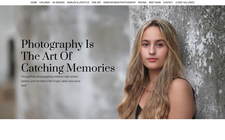 Screenshot of barbrathbun.com