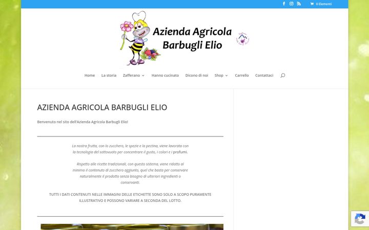 Screenshot of barbuglielio.it
