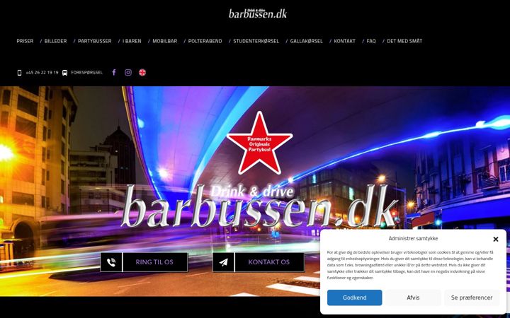 Screenshot of barbussen.dk