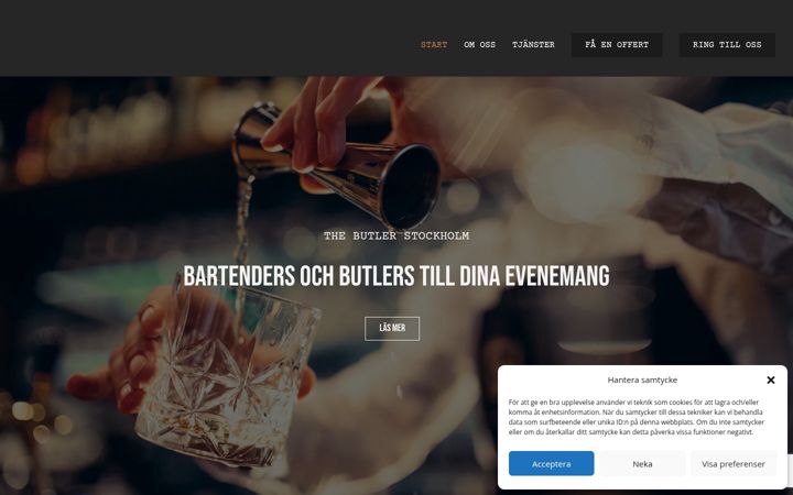 Ekrano kopija barbutler.se